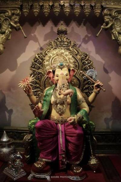 Ganesh at Shree Cha Raja, Mumbai, 2017