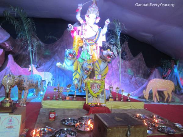Ganesh at Vishwamitri Society, Ahmedabad 2017
